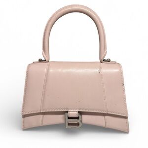Balenciaga Small Hourglass Top Handle Bag in Light Pink